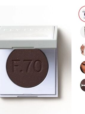 F.70 Single Eyeshadow - Planet Earth- Deep Chocolate Brown Shimmer